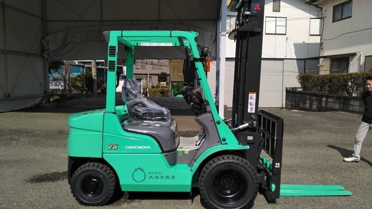 値引きも有るかも三菱フォークリフト1.5トン ガソリン・LPG併用車